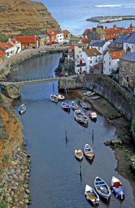Cottages in Staithes Yorkshire Coast